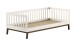 Einzelbett >Sezane< in Farbe Nussbaum / Clay - 205x70x95,7 (BxHxT)