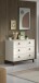 Schubkastenkommode >Sezane< in Farbe Nussbaum / Clay - 98,5x89,4x57 (BxHxT)