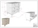 Wickelkommode >Sezane< in Farbe Nussbaum / Clay - 98,5x103,4x72,2 (BxHxT)