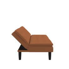 Schlafsofa >Manchester< in Braun - 191x81x91 (BxHxT)