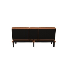 Schlafsofa >Manchester< in Braun - 191x81x91 (BxHxT)