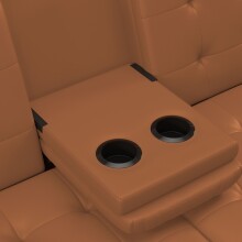 Schlafsofa >Manchester< in Braun - 191x81x91 (BxHxT)