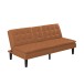 Schlafsofa >Manchester< in Braun - 191x81x91 (BxHxT)