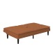 Schlafsofa >Manchester< in Braun - 191x81x91 (BxHxT)