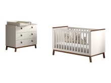 Babymöbel-Set >Sezane< (3-teilig) in Clay /...