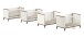 Babymöbel-Set >Sezane< (3-teilig) in Clay / Nussbaumfarbig - 145x85x76 (BxHxT)
