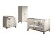 Babyzimmer-Komplettset >Sezane< (4-teilig) in Clay / Nussbaumfarbig