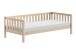 Einzelbett >Dallas< in Kiefer Natur, Kiefer massiv - 210x66x97cm (BxHxT)