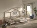 Hausbett >Dallas< in Natur, Kiefer - 210x170x147cm (BxHxT)