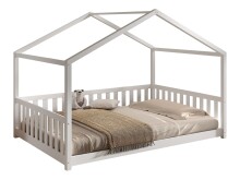 Hausbett >Dallas< in Weiß, Kiefer -...