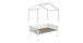 Hausbett >Dallas< in Weiß, Kiefer - 210x170x147cm (BxHxT)