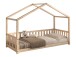 Hausbett >Dallas< in Kiefer Natur, Kiefer massiv - 210x170x97cm (BxHxT)