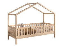 Hausbett >Dallas< Rausfallschutz, Natur, Kiefer...