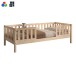 Kinderbett >Dallas< Rausfallschutz, Farbe weiss oder natur - 90x200 cm oder 140x200 cm