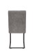 Freischwinger >LUISE S< (2er-Set) mit Federkorb, Vintage Grau - 43x91x65 (BxHxT)