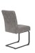 Freischwinger >LUISE S< (2er-Set) mit Federkorb, Vintage Grau - 43x91x65 (BxHxT)
