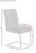 Freischwinger >LUISE S< (2er-Set) Federkorb, Vintage Anthrazit - 43x91x65 (BxHxT)