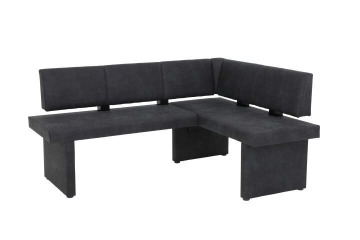 Eckbank >PIA I EB< in Vintage Anthrazit - langer/kurzer Schenkel - 168/128x84x56 (BxHxT)