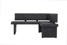 Eckbank >PIA I EB< in Vintage Anthrazit - langer/kurzer Schenkel - 168/128x84x56 (BxHxT)