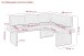 Eckbank >PIA I EB< in Vintage Anthrazit - langer/kurzer Schenkel - 168/128x84x56 (BxHxT)
