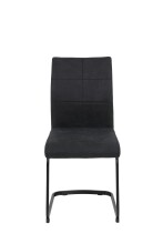 Freischwinger >PIA S< (2er-Set) in anthrazit - 42x89x59 (BxHxT)
