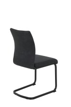 Freischwinger >PIA S< (2er-Set) in anthrazit - 42x89x59 (BxHxT)