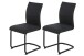 Freischwinger >PIA S< (2er-Set) in anthrazit - 42x89x59 (BxHxT)