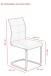 Freischwinger >PIA S< (2er-Set) in anthrazit - 42x89x59 (BxHxT)