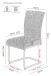 Freischwinger >RACHEL I S< (2er-Set) Federkorb, bis 140kg, Anthrazit - 46x96x60 (BxHxT)
