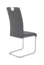 Freischwinger >RUBY S< (2er-Set) bis 140kg, in Grau - 44x103x60 (BxHxT)
