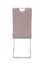 Freischwinger >RUBY S< (4er-Set) bis 140kg, Cappuccino - 44x103x60 (BxHxT)