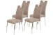 4-Fußstuhl >SUSI II S< (4er-Set) in Vintage Beige - 44x98x61 (BxHxT)