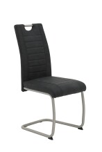 Freischwinger >ULLA S< (2er-Set) in Vintage Anthrazit - 43x98x59 (BxHxT)