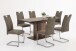 Freischwinger >ULLA S< (2er-Set) bis 140kg, Vintage Schlamm - 43x98x59 (BxHxT)