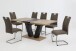 Freischwinger >ULLA S< (4er-Set) bis 140kg, Vintage Schlamm - 43x98x59 (BxHxT)