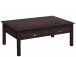 Couchtisch >Lyon< mit 2 Schubladen in Braun, Kiefer - 110x42x70cm (BxHxT)