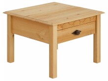 Couchtisch >Lyon<mit 1 Schublade in Natur, Kiefer -...