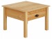Couchtisch >Lyon<mit 1 Schublade in Natur, Kiefer - 60x42x60cm (BxHxT)