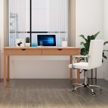 Schreibtisch >Genova< in Natur, Kiefer/MDF - 160x80x70cm (BxHxT)
