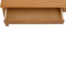 Schreibtisch >Genova< in Natur, Kiefer/MDF - 160x80x70cm (BxHxT)