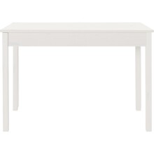 Schreibtisch >Genova< in Weiß, Kiefer/MDF - 100x80x50cm (BxHxT)