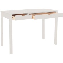 Schreibtisch >Genova< in Weiß, Kiefer/MDF - 100x80x50cm (BxHxT)