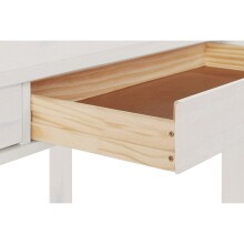 Schreibtisch >Genova< in Weiß, Kiefer/MDF - 100x80x50cm (BxHxT)