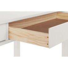 Schreibtisch >Genova< in Weiß, Kiefer/MDF - 100x80x50cm (BxHxT)