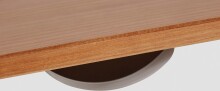 Schreibtisch >Genova<mit 2 Schubladen in Weiß, Kiefer/MDF - 100x80x50cm (BxHxT)