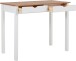 Schreibtisch >Genova<mit 2 Schubladen in Weiß, Kiefer/MDF - 100x80x50cm (BxHxT)