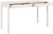 Schreibtisch >Genova<mit 2 Schubladen in Weiß, Kiefer/MDF - 140x80x60cm (BxHxT)