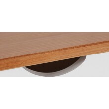 Schreibtisch >Genova<mit 2 Schubladen in Weiß, Kiefer/MDF - 140x80x60cm (BxHxT)