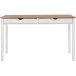 Schreibtisch >Genova<mit 2 Schubladen in Weiß, Kiefer/MDF - 140x80x60cm (BxHxT)