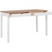 Schreibtisch >Genova<mit 2 Schubladen in Weiß, Kiefer/MDF - 140x80x60cm (BxHxT)